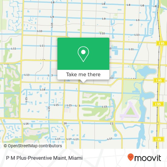 P M Plus-Preventive Maint map