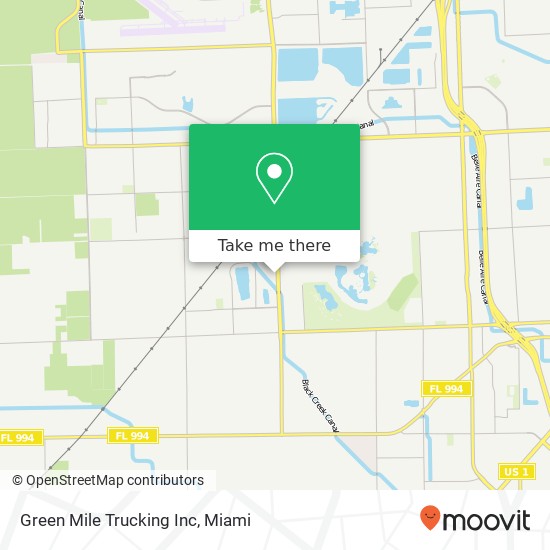 Green Mile Trucking Inc map