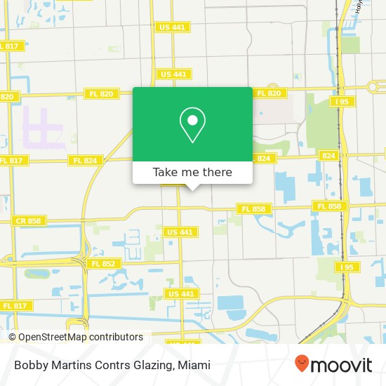 Mapa de Bobby Martins Contrs Glazing