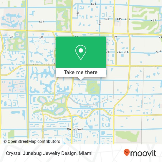 Mapa de Crystal Junebug Jewelry Design