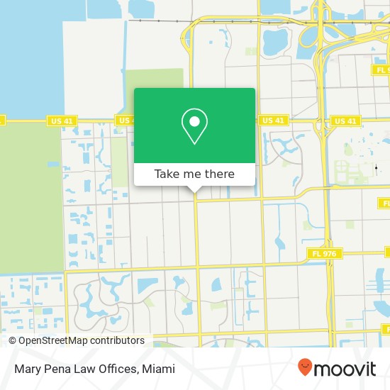 Mary Pena Law Offices map