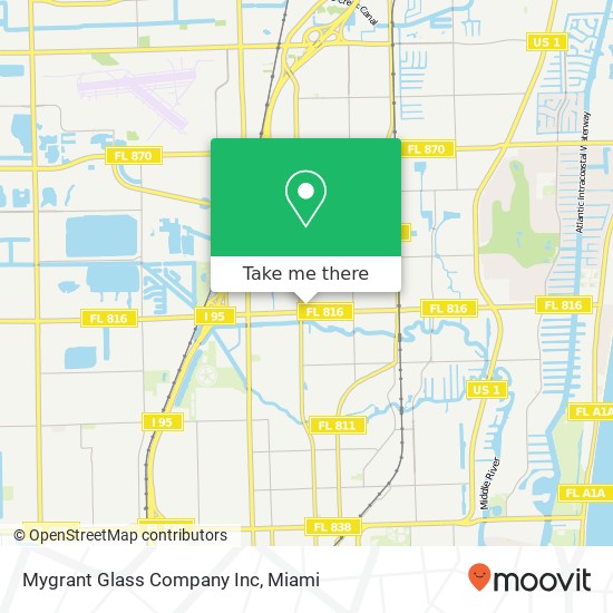 Mygrant Glass Company Inc map