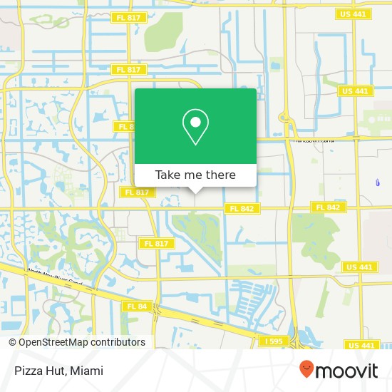 Pizza Hut map