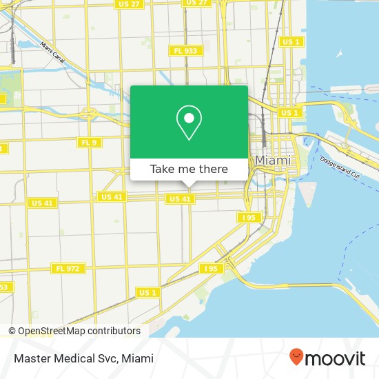 Master Medical Svc map