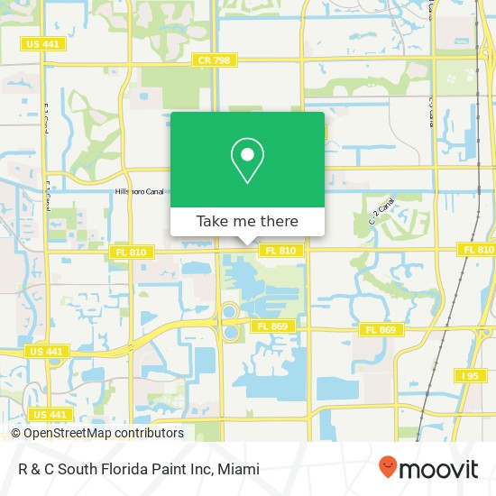Mapa de R & C South Florida Paint Inc
