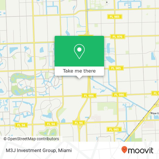 Mapa de M3J Investment Group