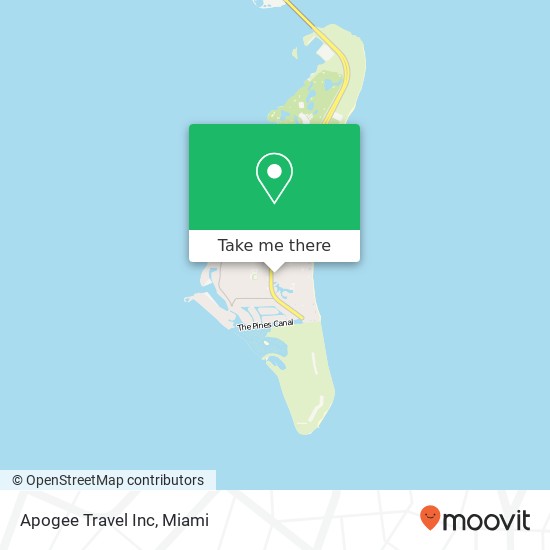 Apogee Travel Inc map