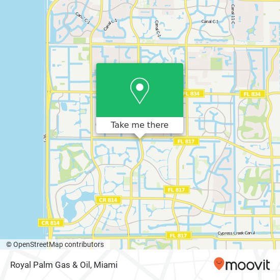 Royal Palm Gas & Oil map