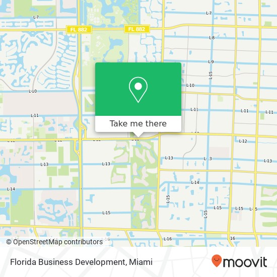 Florida Business Development map