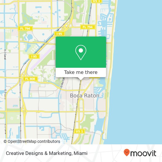 Creative Designs & Marketing map