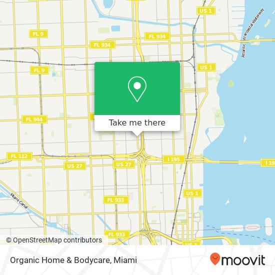 Organic Home & Bodycare map