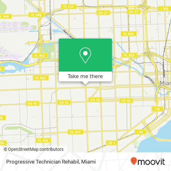 Progressive Technician Rehabil map