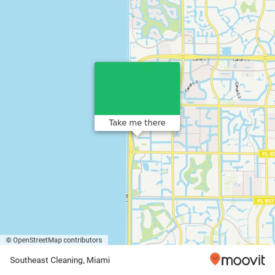 Southeast Cleaning map