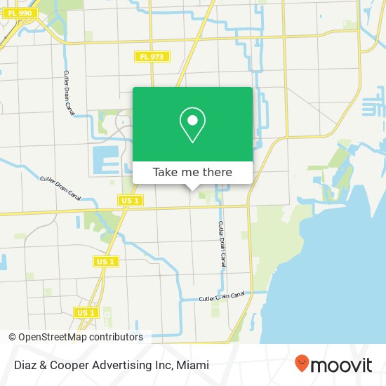 Mapa de Diaz & Cooper Advertising Inc