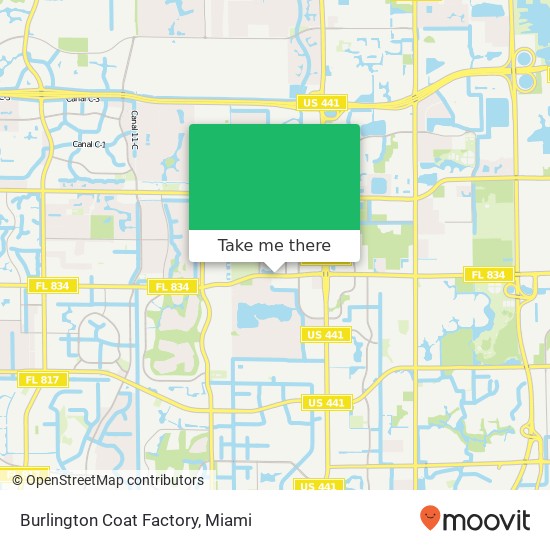 Burlington Coat Factory map