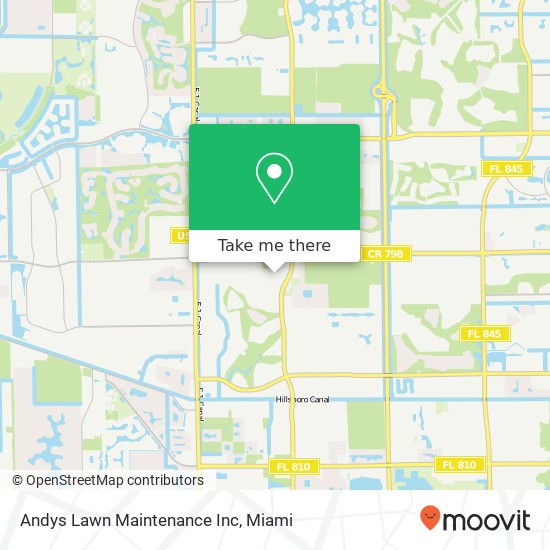 Mapa de Andys Lawn Maintenance Inc