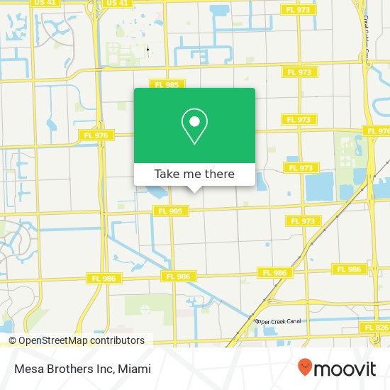 Mapa de Mesa Brothers Inc