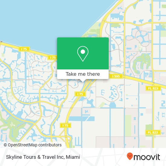 Mapa de Skyline Tours & Travel Inc