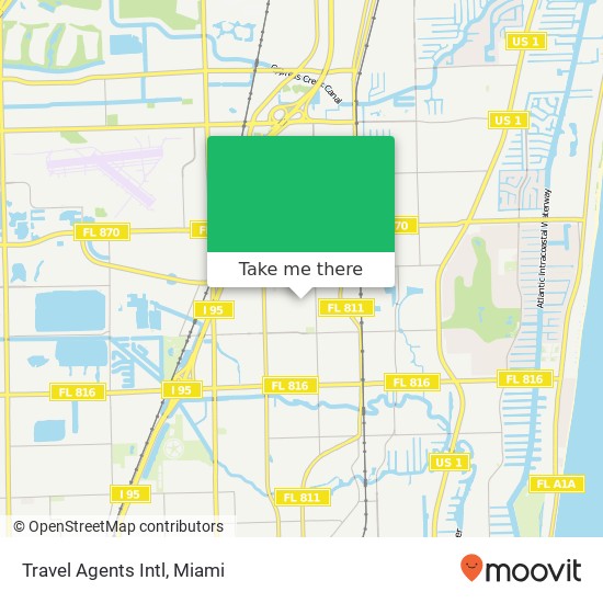 Travel Agents Intl map
