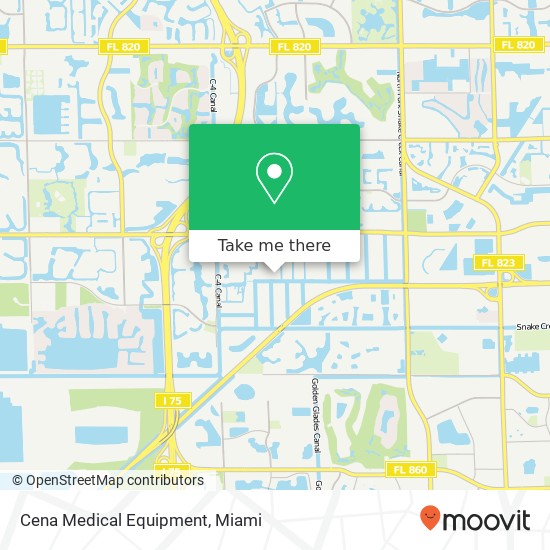 Cena Medical Equipment map