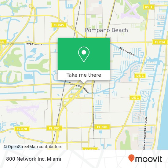 800 Network Inc map