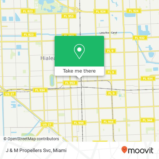 J & M Propellers Svc map