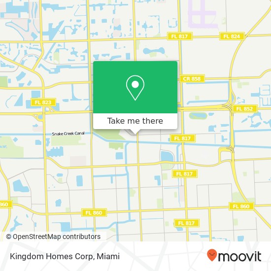 Kingdom Homes Corp map