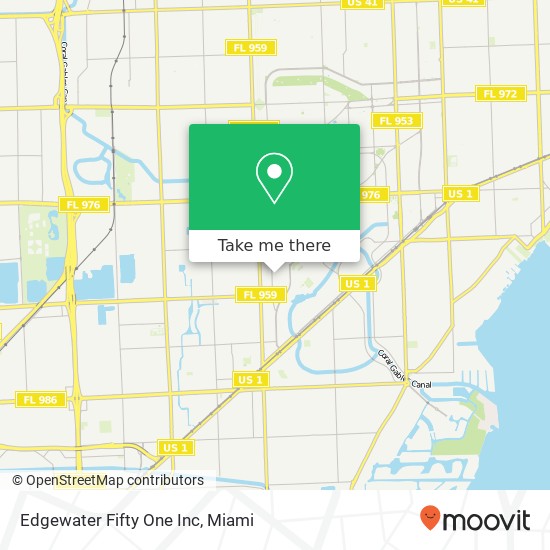 Edgewater Fifty One Inc map