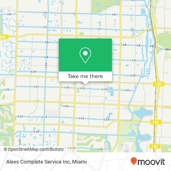 Mapa de Alexs Complete Service Inc