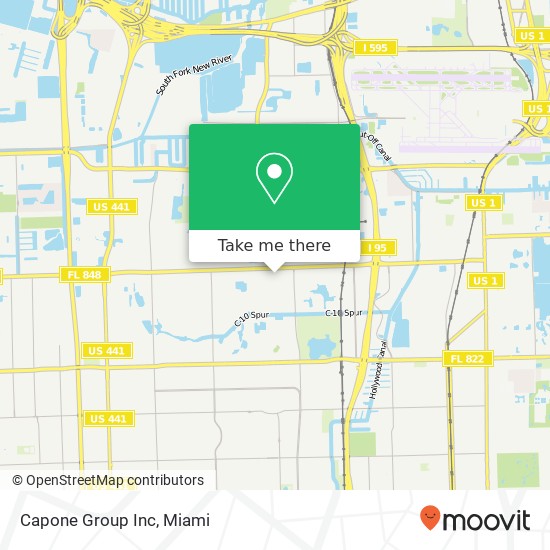 Capone Group Inc map
