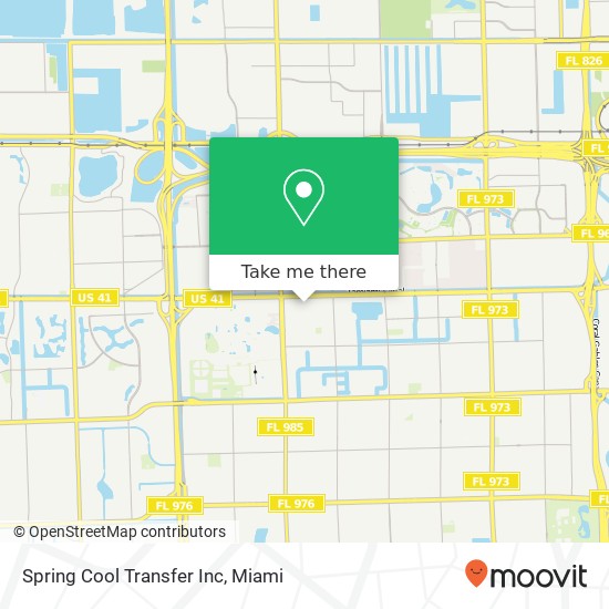 Mapa de Spring Cool Transfer Inc