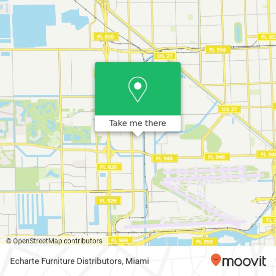 Echarte Furniture Distributors map