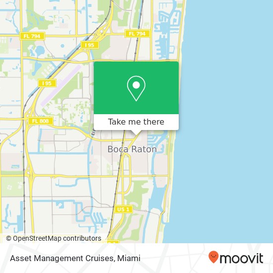 Mapa de Asset Management Cruises