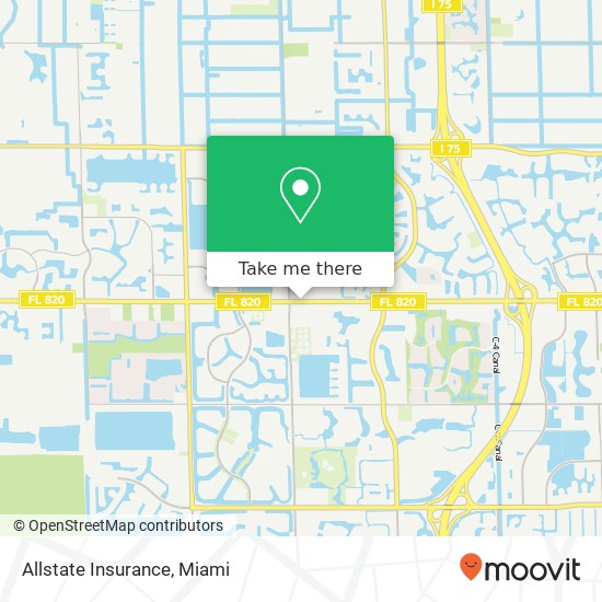 Allstate Insurance map