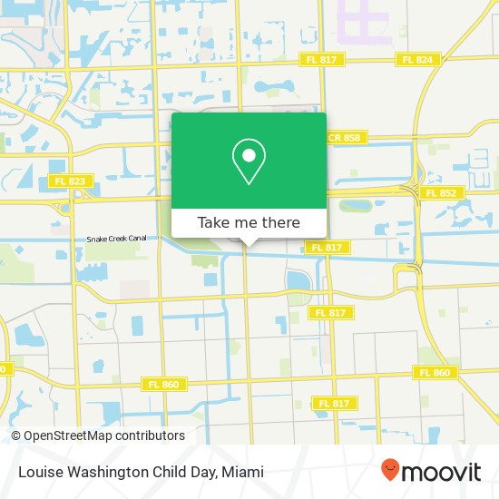 Mapa de Louise Washington Child Day