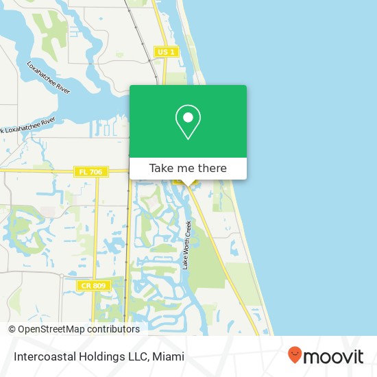 Intercoastal Holdings LLC map