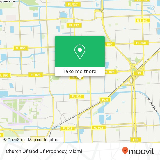 Church Of God Of Prophecy map