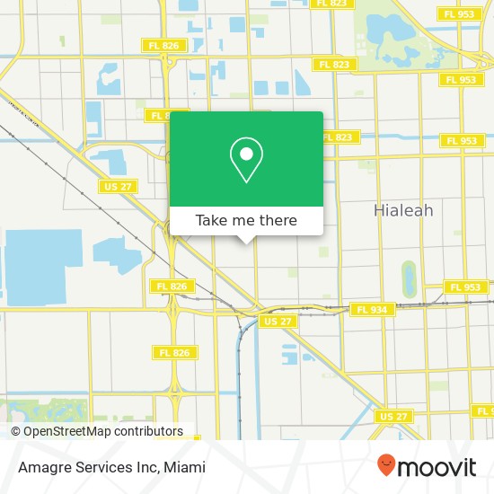 Amagre Services Inc map