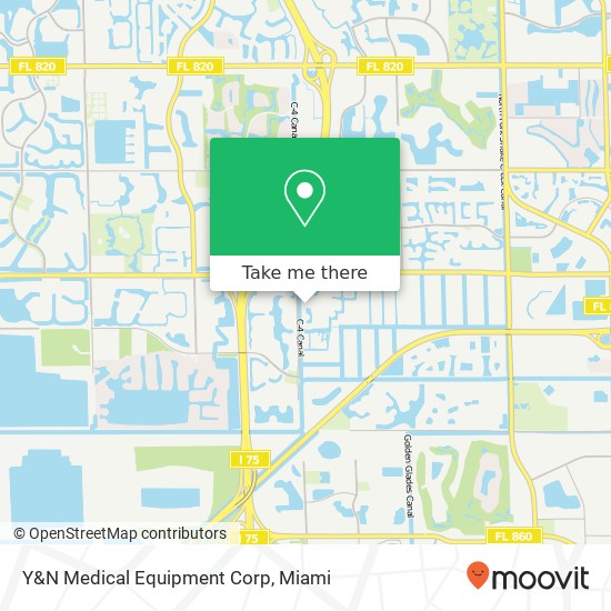 Mapa de Y&N Medical Equipment Corp