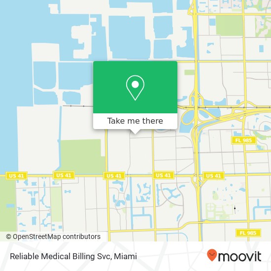 Reliable Medical Billing Svc map