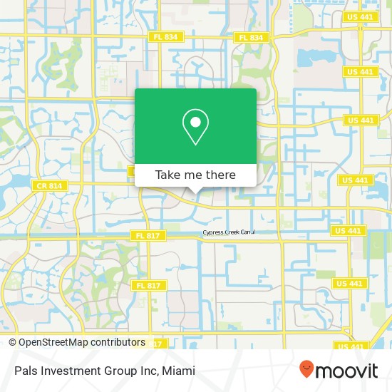 Pals Investment Group Inc map