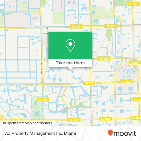 Mapa de AZ Property Management Inc