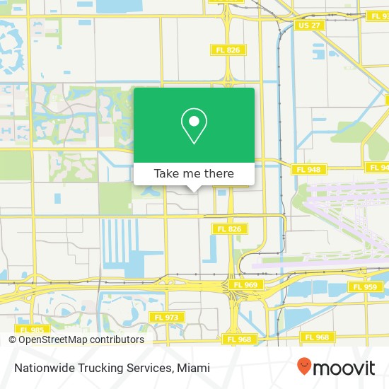 Nationwide Trucking Services map