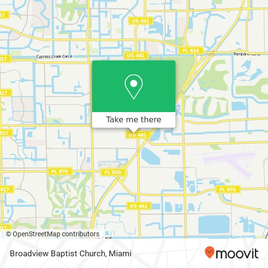 Mapa de Broadview Baptist Church