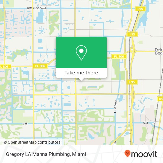 Gregory LA Manna Plumbing map