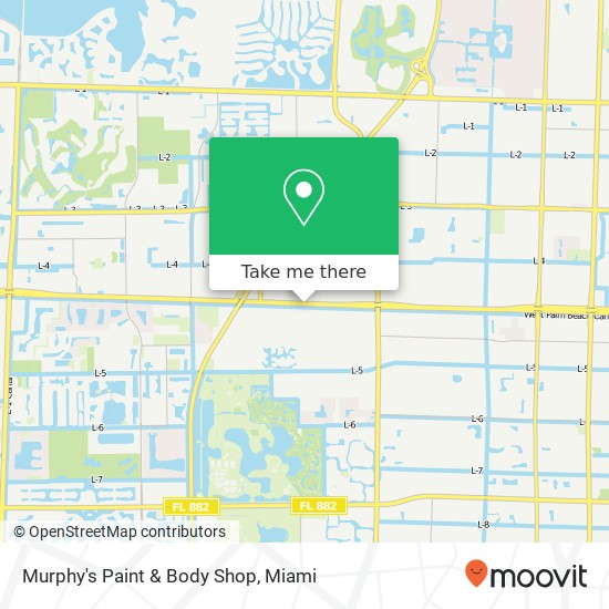 Murphy's Paint & Body Shop map