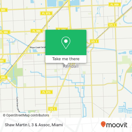 Shaw Martin L 3 & Assoc map