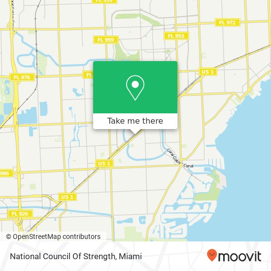 Mapa de National Council Of Strength