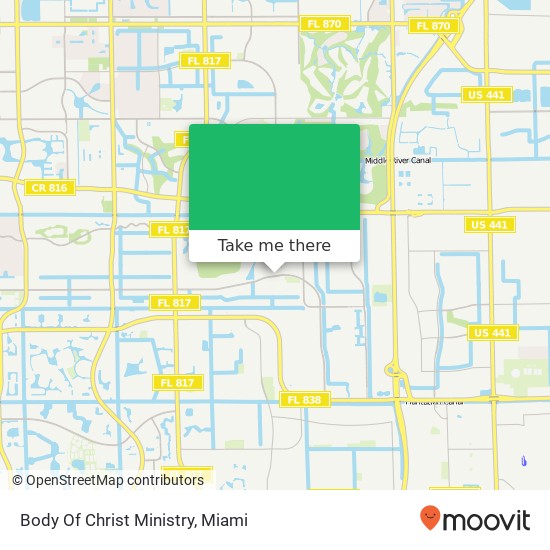 Body Of Christ Ministry map