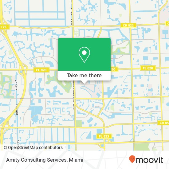 Amity Consulting Services map